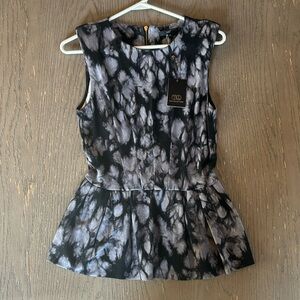 Tart Sleeveless Tie Dye Peplum Top size XS